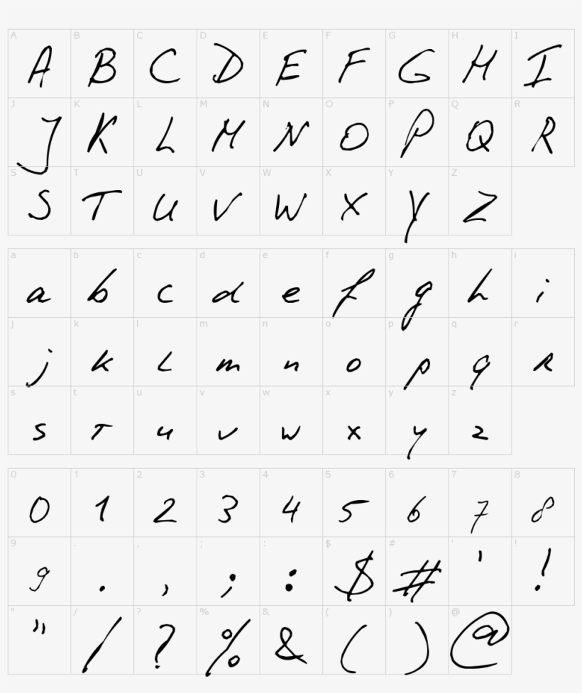Font Characters - Fuente Angel Of Blood, transparent png download