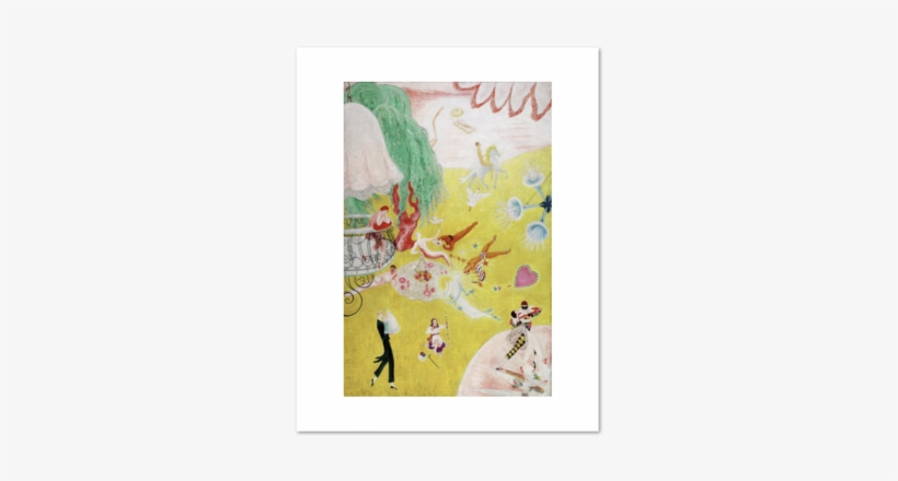 Florine Stettheimer, Love Flight Of A Pink Candy Heart, - Love Flight Of A Pink Candy Heart, transparent png download