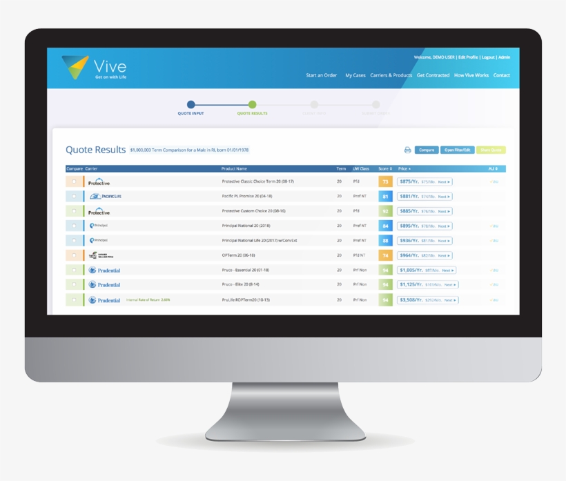 Vive Helps You Provide Term Life Insurance In A Fast, - Advancis Winguard, transparent png download