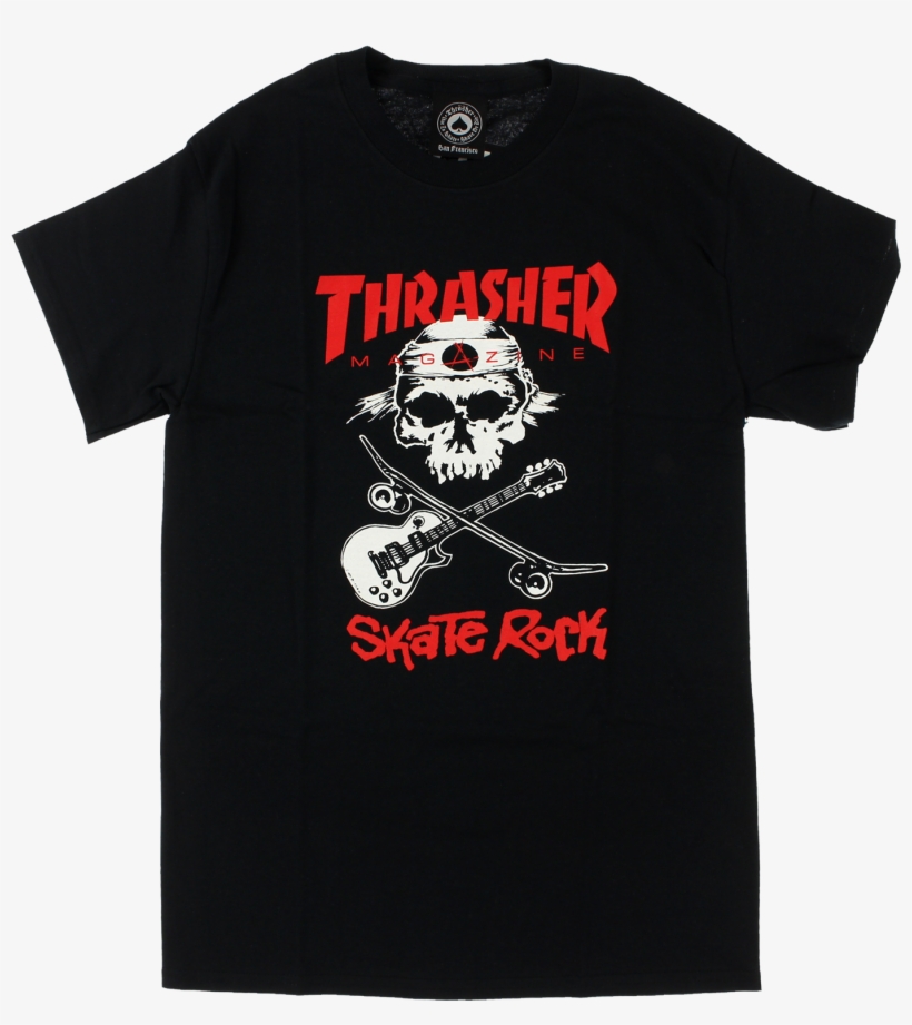 Thrasher Skate Rock Ii T-shirt - Thrasher Skate Rock, transparent png download