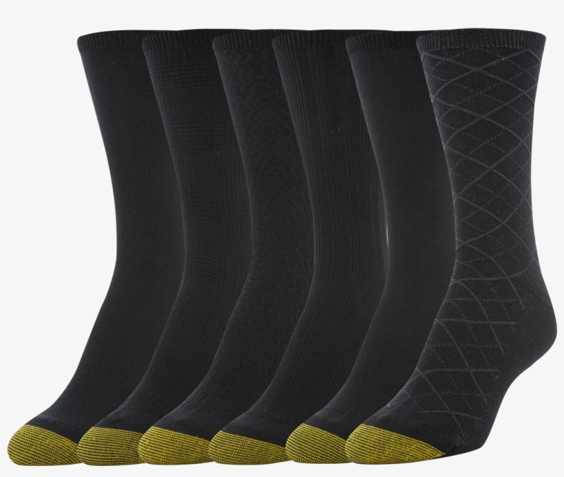 Gold Toe Women's Texture Casual Crew Sock Pair - Sock, transparent png download