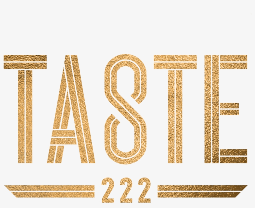 Taste Logo Gold Texture, transparent png download