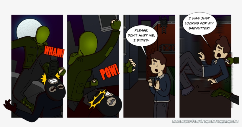 All Of The Fight Poses In This Comic Are Modelled After - Cartoon, transparent png download