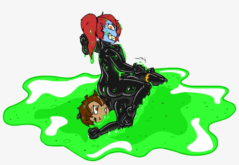 Undyne Vs Frisk, transparent png download