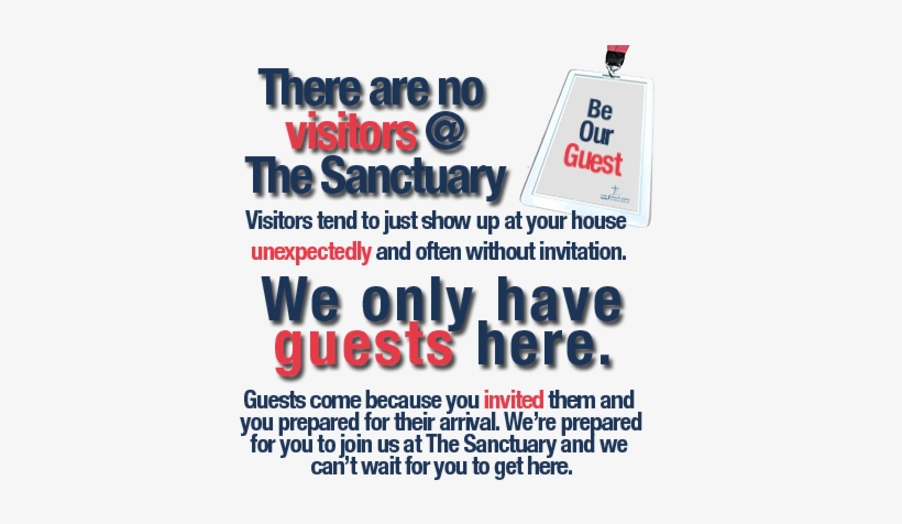 The Sanctuary Is Not Your Typical Church - Sign, transparent png download