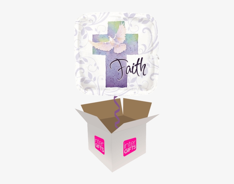 Christian Dove Faith - 20" Faith Q-bloon Balloon - Mylar Balloons Foil, transparent png download