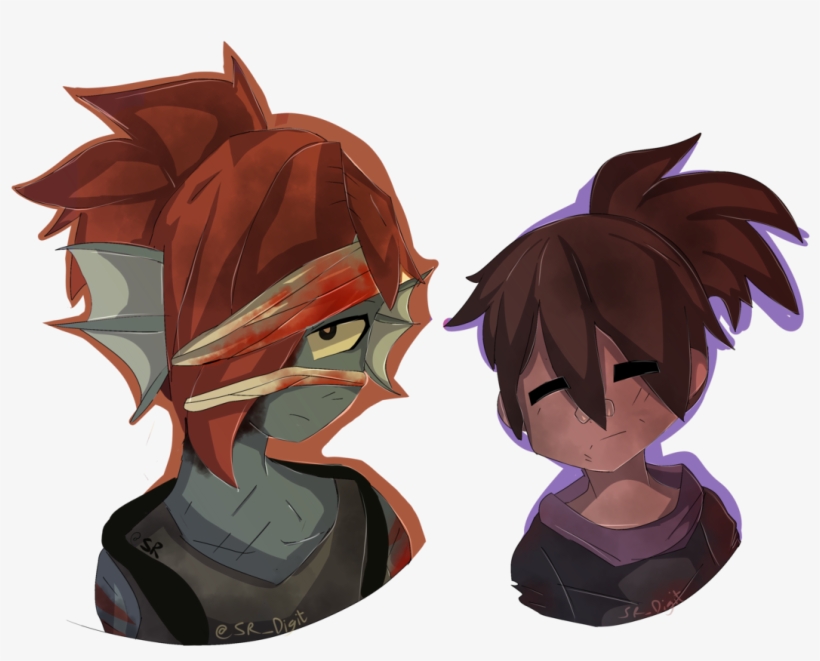 Gzombietale Frisk And Undyne - Medibang Inc., transparent png download