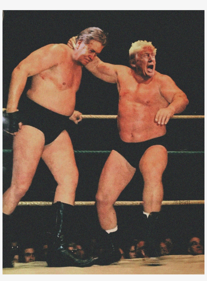Steve Bannon Donald Trump Best Of Grudge Match On Twitter - Dick The Bruiser Bobby Heenan, transparent png download