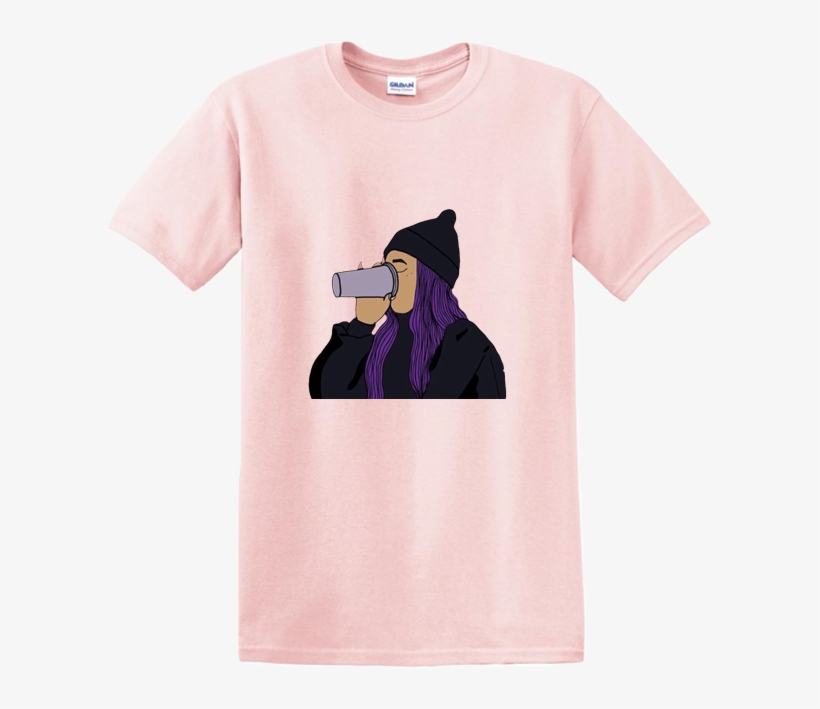 Image Of Pink Double Cup Tee - 90s Style T Shirt, transparent png download
