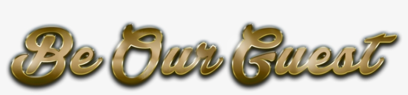 Be Our Guest - Calligraphy, transparent png download