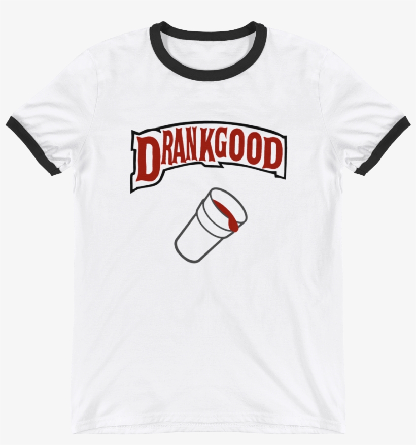 White/black "drankgood W/double Cup" Tee - Neo Got My Back Tshirt, transparent png download