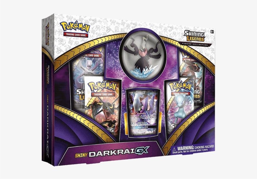 Shining Legends Shiny Darkrai Gx Figure Collection - Darkrai Gx Shining Legends, transparent png download