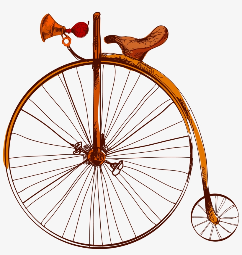 Picture Free Download Wheel Road Vintage - Bicycle, transparent png download