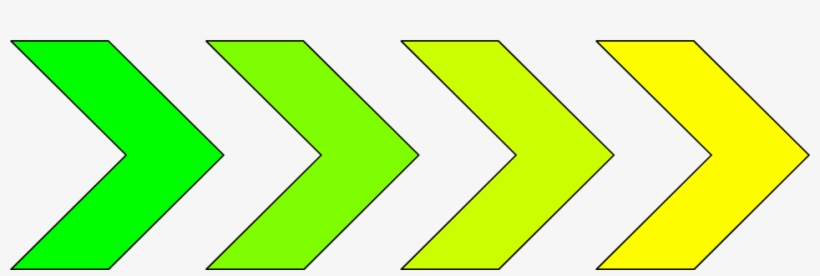 Summertime In The Dungeon - Green And Yellow Arrows, transparent png download