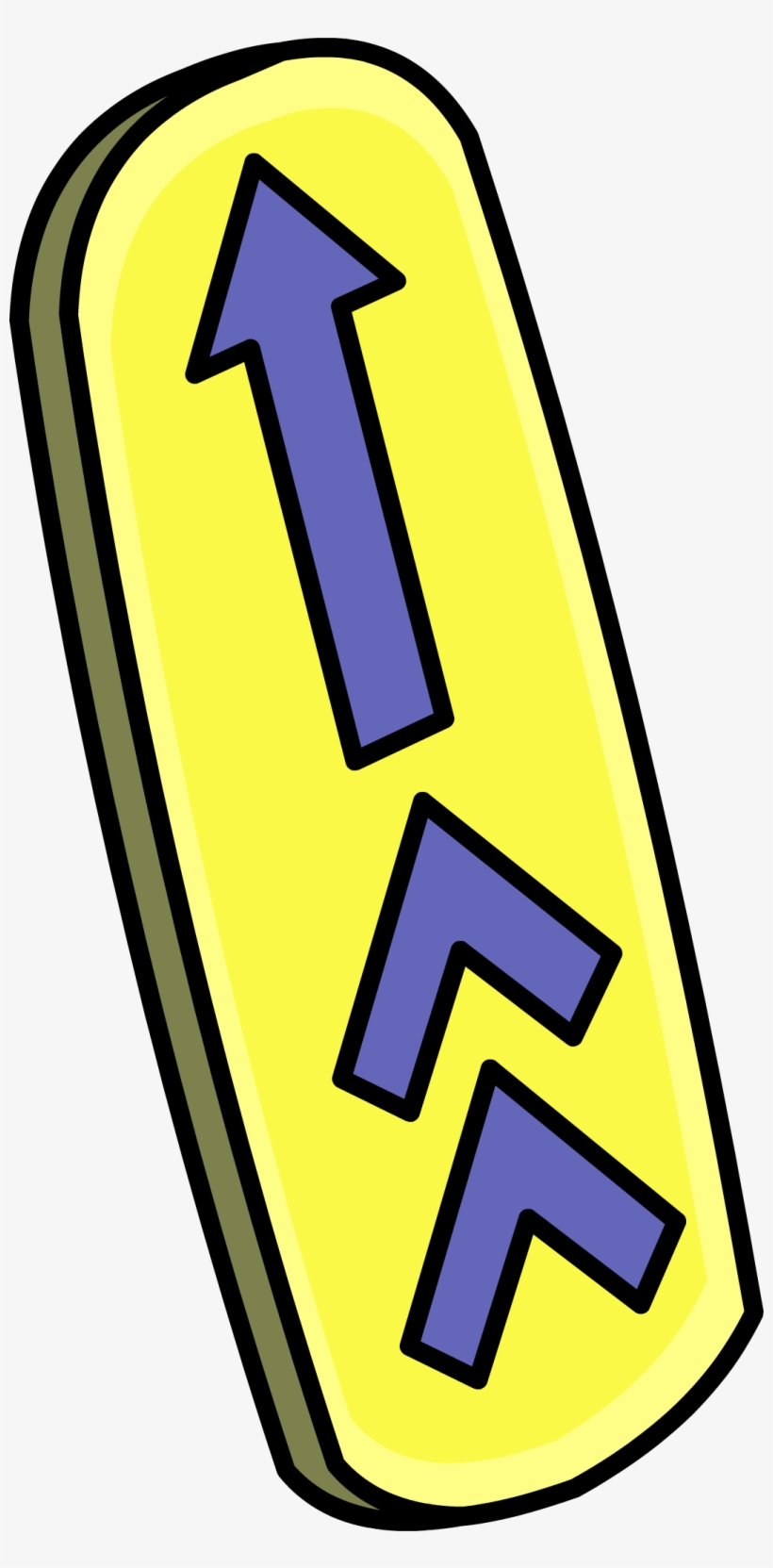 Yellow Arrow Wakeboard - Clothing, transparent png download