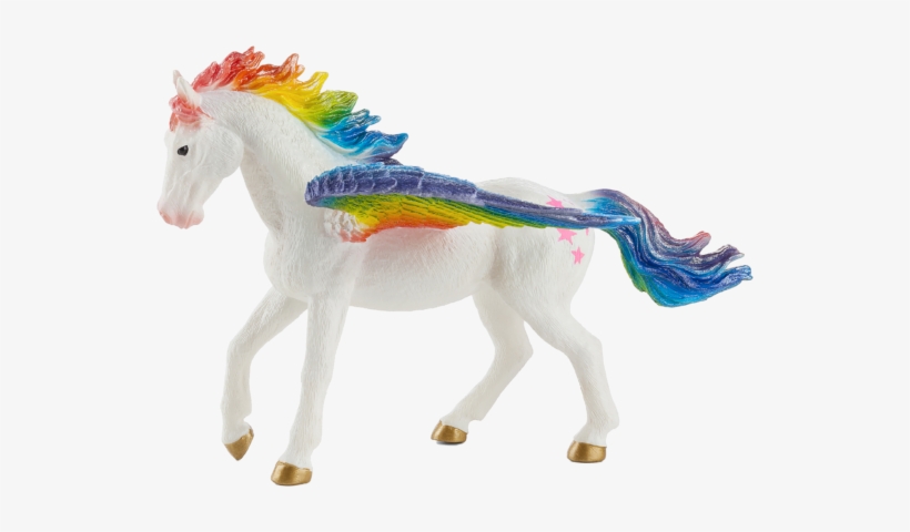 Rainbow Pegasus - Pegasus Rainbow, transparent png download