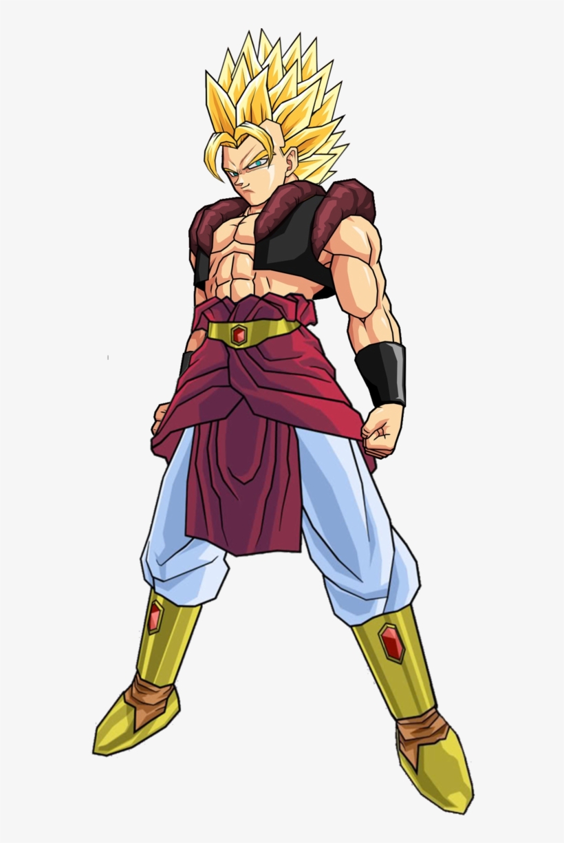 Brogeta Ssj1 By Blackpiroflame-d3dmwan - False Super Saiyan Broly, transparent png download