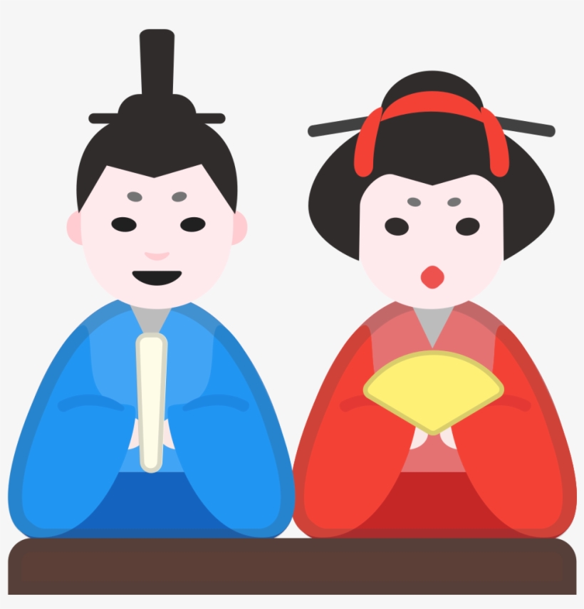 Download Svg Download Png - Japanese Dolls Emoji Hd, transparent png download