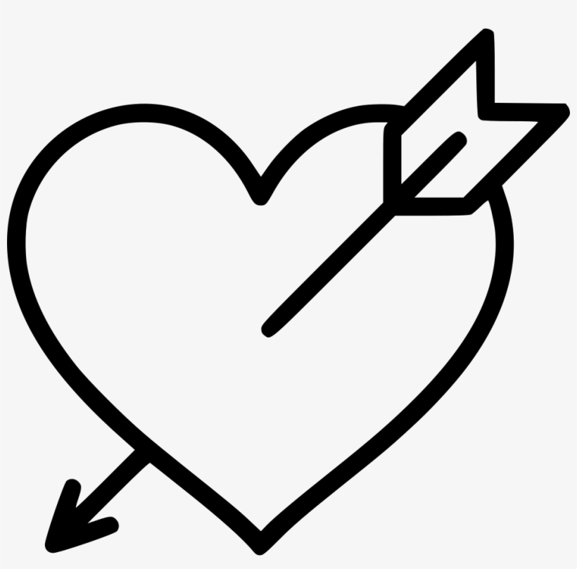 Love Valentine Santa Heart Arrow Comments - Arrow, transparent png download