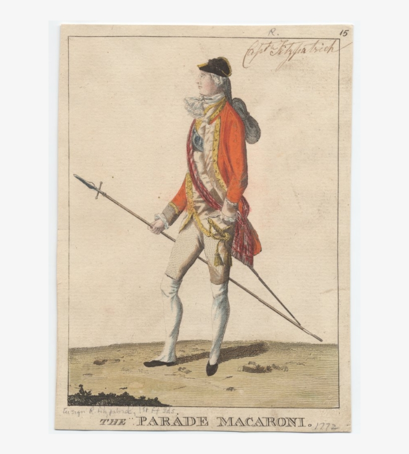 Fitzpatrick Parade Macaroni In Colour - Visual Arts, transparent png download