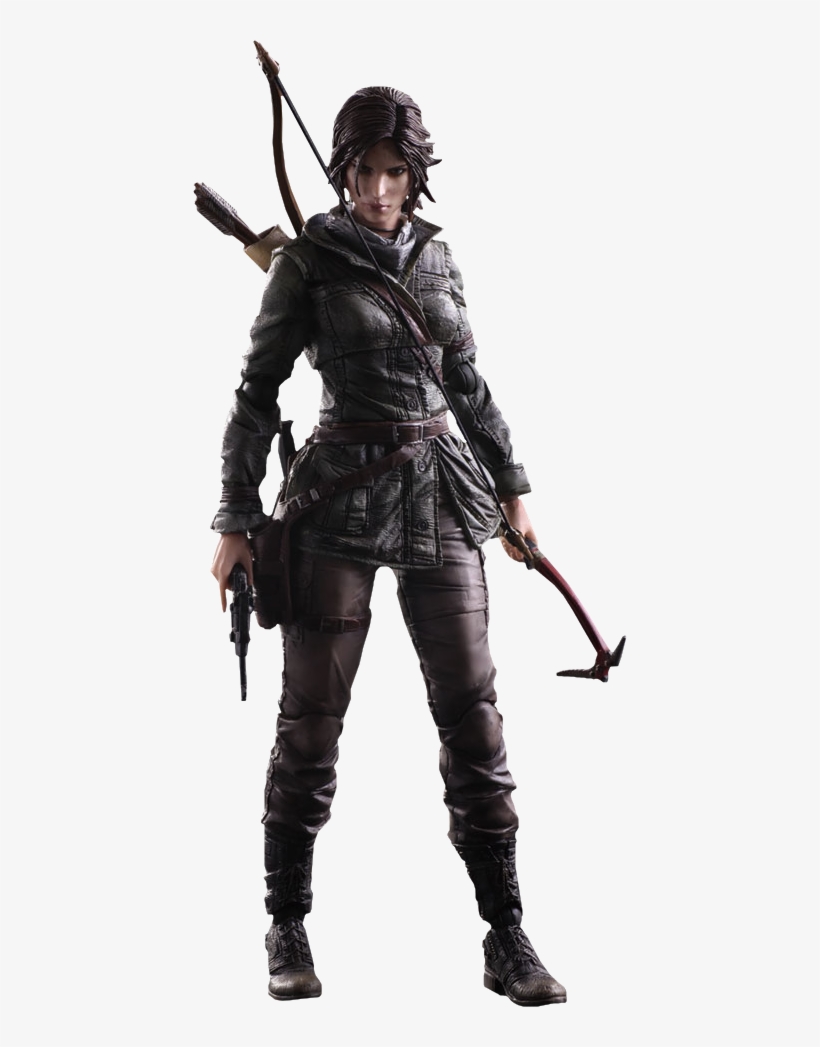 Lara Croft Action Figure - Lara Croft Action Figure Rise Of The Tomb Raider Play, transparent png download