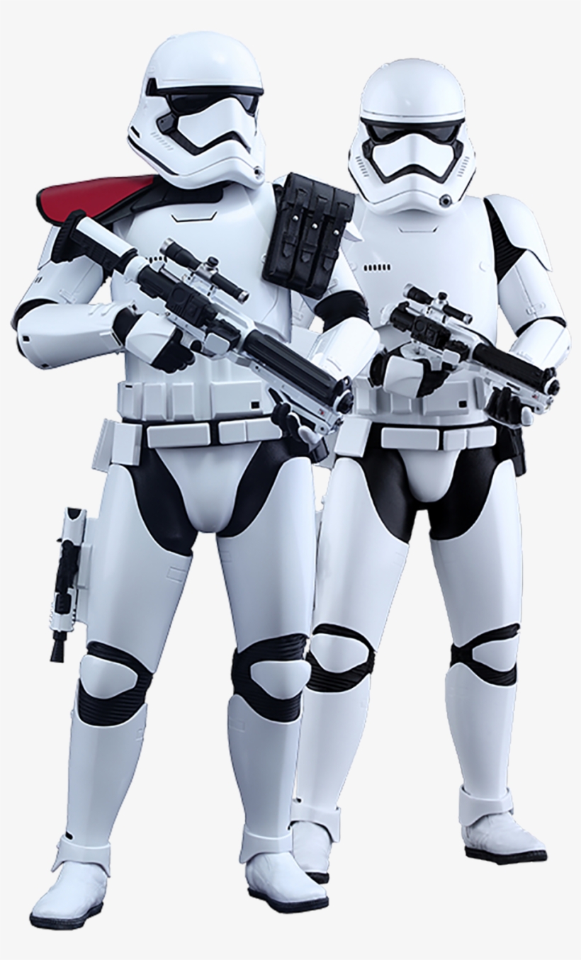 First Order Stormtrooper Officer And Stormtrooper Twin - Hot Toys First Order Stormtrooper Officer And Stormtrooper, transparent png download