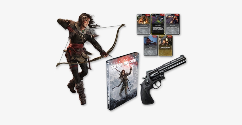 Rise Of The Tomb Raider Apex Predatior Pack - Shadow Of The Tomb Raider Limited Steelbook Edition, transparent png download