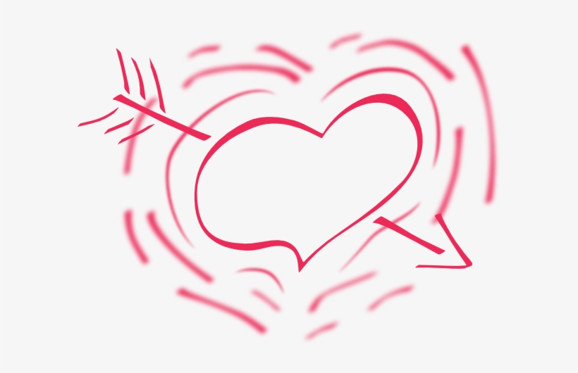 This Free Clipart Png Design Of Heart, Pink, Arrow,, transparent png download