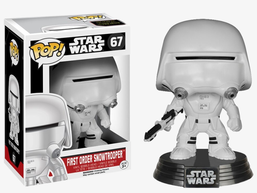 Star Wars First Order Snowtrooper Pop - Pop Star Wars Snowtrooper, transparent png download