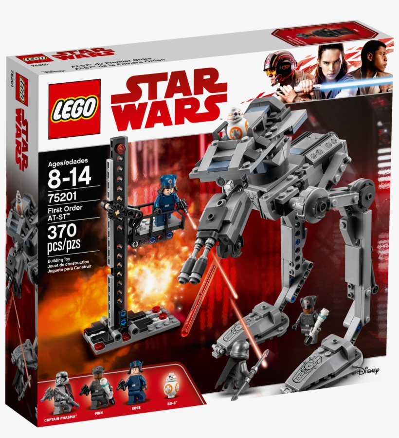 75201 First Order At-st™ - Lego Star Wars 75201, transparent png download
