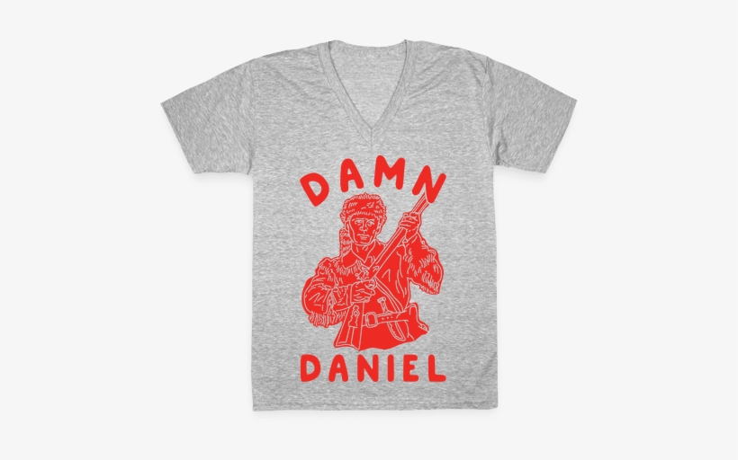 Damn Daniel Boone V-neck Tee Shirt - Im Not Tsundere Baka Shirt, transparent png download