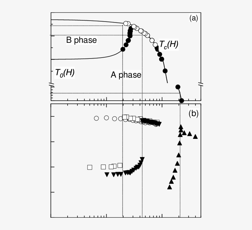 The H − T Phase Diagram, Showing First Order (•) And - Diagram, transparent png download