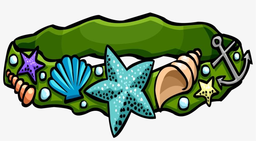 Seashell Belt Clothing Icon Id 774 - Club Penguin Sea Belt, transparent png download