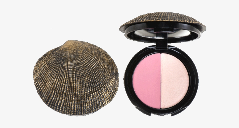 Duwop Isla Sirena Seashell Cheek Dual - Duwop Isla Sirena Sea Shell Compact Cheek Dual, Luz, transparent png download