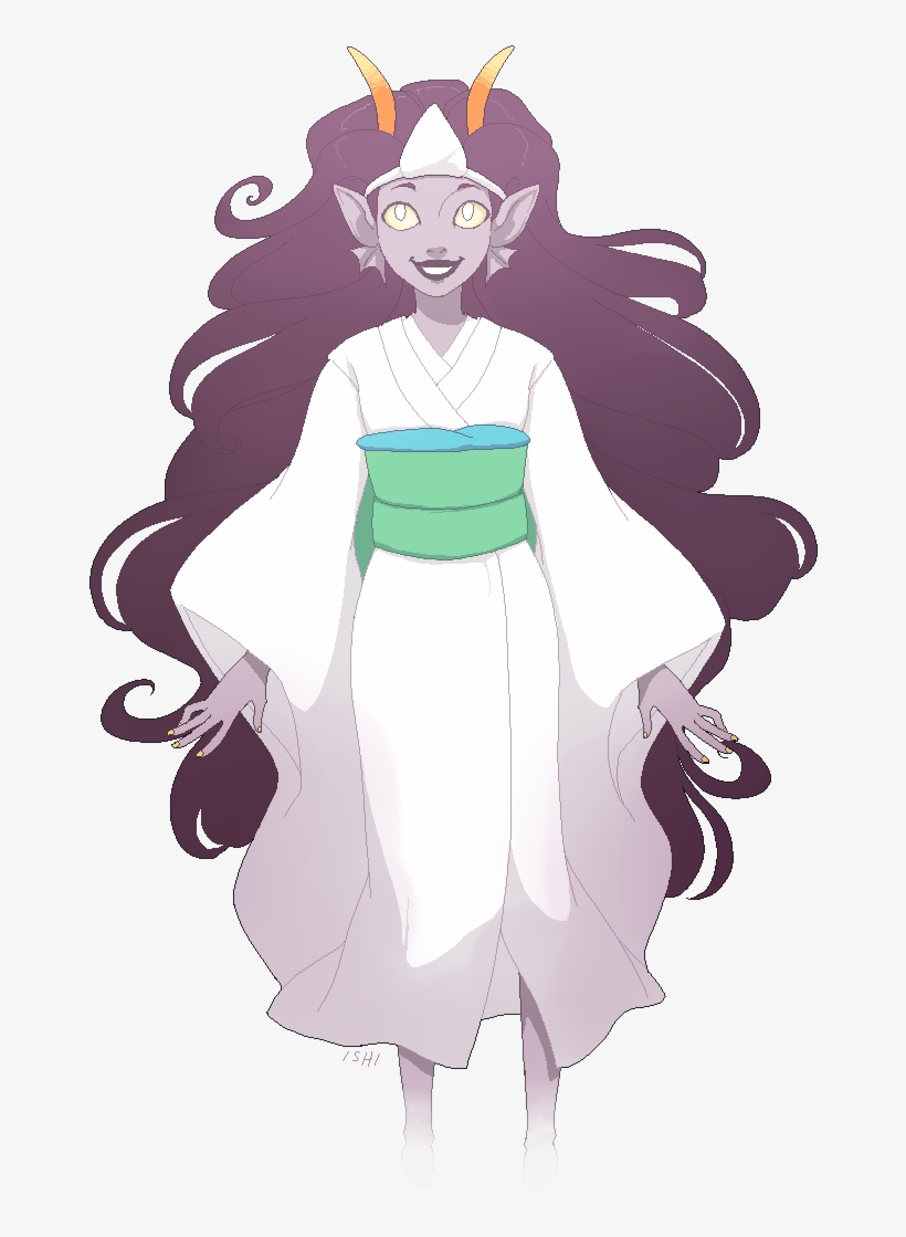 Samuraistuck Feferi By Myotishi On Deviantart - Myotishi, transparent png download