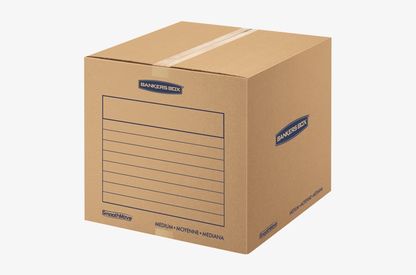 Smoothmove™ Basic Moving Boxes, Medium - Fellowes Bankers Box Smoothmove Classic Moving Boxes,, transparent png download
