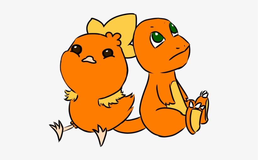 Torch And Charmander Spend A Lot Of Time Looking At - Torchic, transparent png download