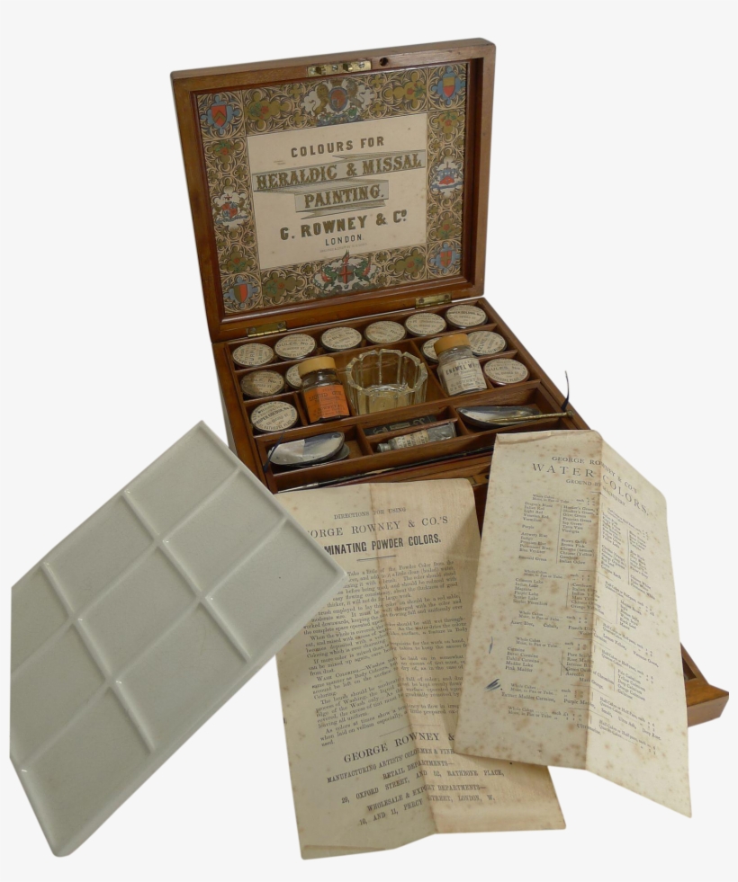 Magnificent Artist's / Watercolour Box By G - Watercolor Painting, transparent png download