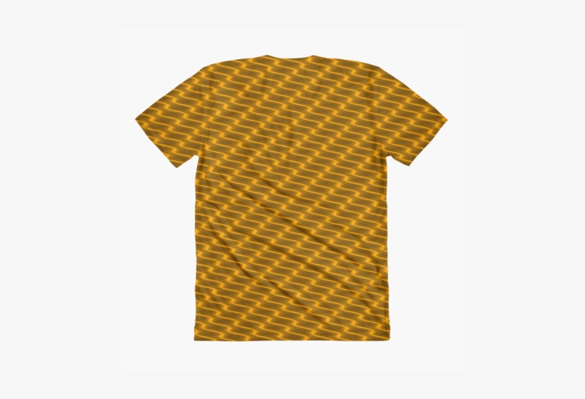 Neon Wavy Lines Gold Women's Crew Neck T-shirt - Blauer Morpho Schmetterling Kundengerecht Geschenkpapier, transparent png download