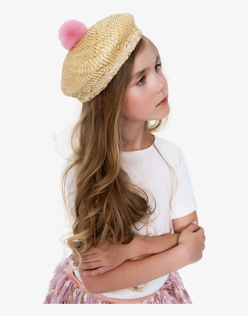 Aristocrat Kids Magic Pompom Straw Sailor Hat - Product, transparent png download