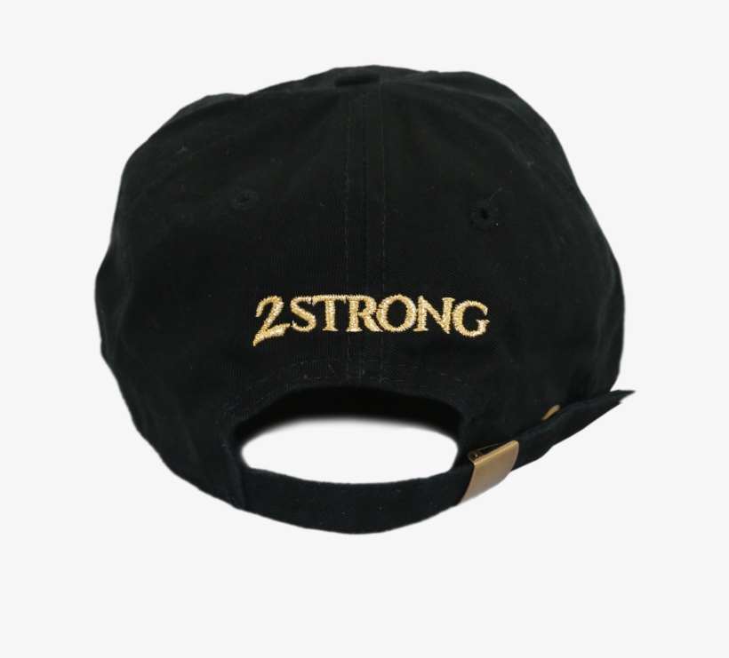 Black Triangle With Gold Outline Dad Hat Back, transparent png download