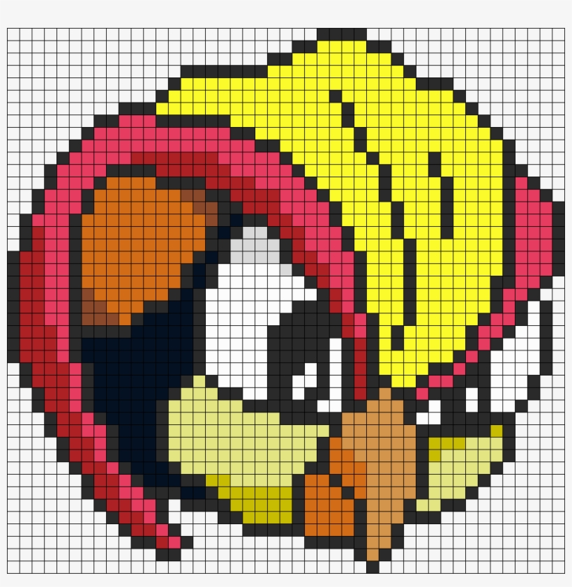 Pokemon Battle Trozei Pidgeot Perler Bead Pattern / - Bead, transparent png download