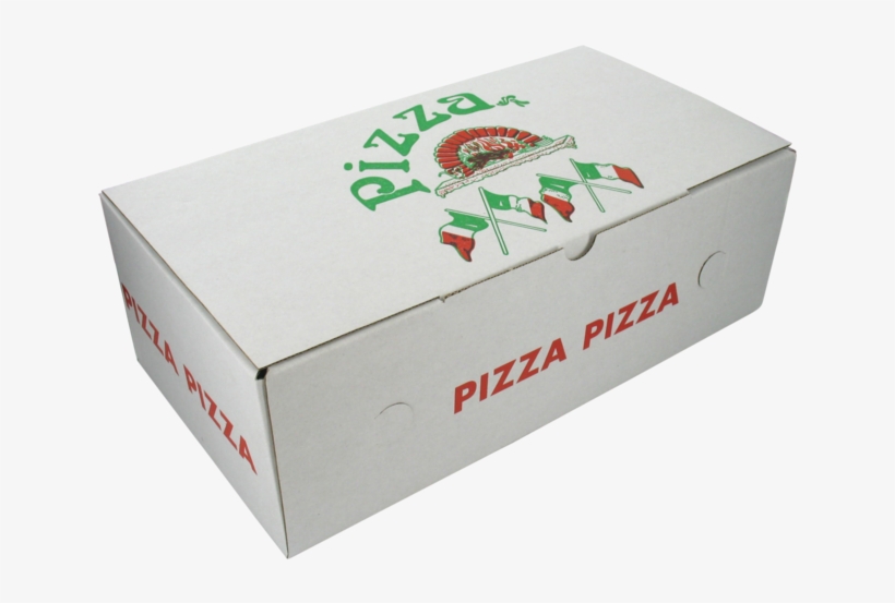 Pizza Box, Corrugated Cardboard, 30x16x10cm, White - Pizzadoos, Calzone, Golfkarton, 30x16x10cm, Wit, transparent png download