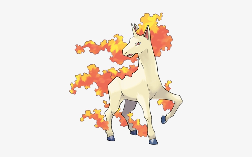 The Author Of This Blurb Is At Level 10 With A Pretty - Pokemon Rapidash, transparent png download