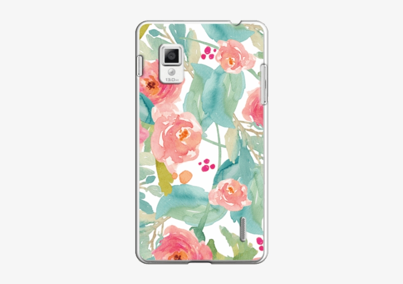Wild Watercolor Flower Iphone Case - Wild Watercolor Flower Blooms By Angiemakes - Customized, transparent png download
