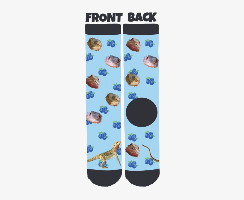 Frankie The Bearded Dragon Crew Socks - Sock, transparent png download