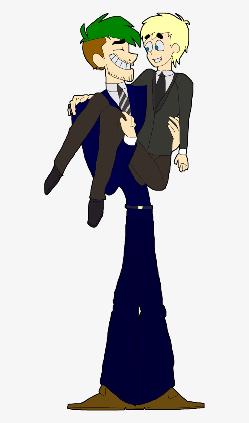 Vervian And Jacksepticeye - Cartoon, transparent png download