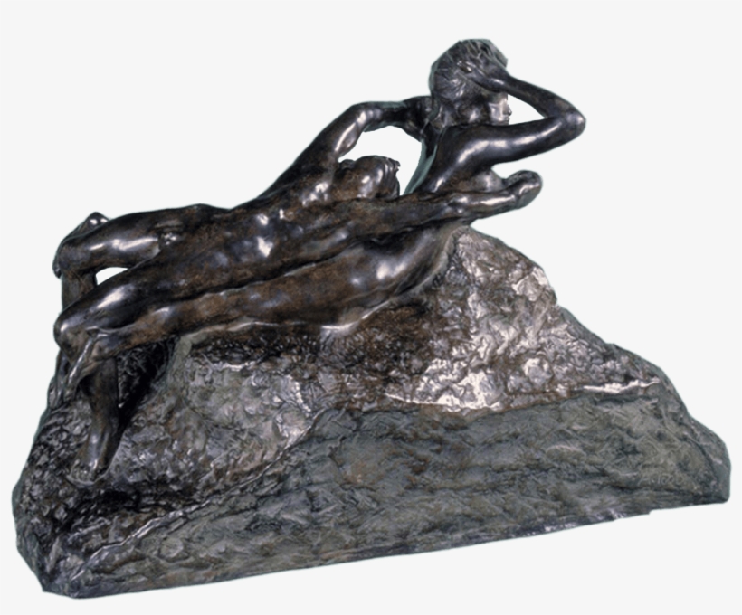 Rops, Félicien - Modernité - 1883 - Drypoint - Second - Giclee Painting: Rodin's Love Fleeing, 1883-84, 24x18in., transparent png download