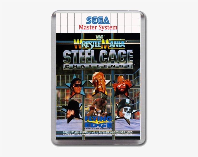 Wwf Wrestlemania Steel Cage Challenge 2 Sega Master - Wf Wrestlemania Steel Cage Challenge Sega Master System, transparent png download