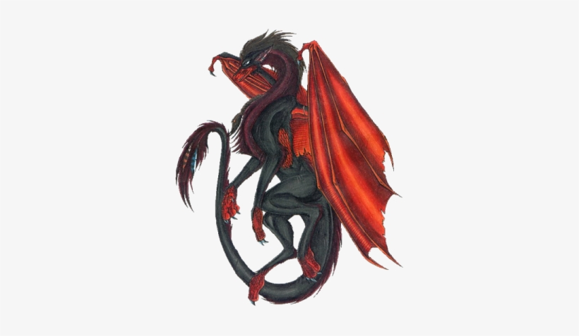 Red Black Dragon - .net, transparent png download